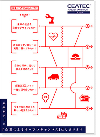 CEATECご案内状(主に学生向け)