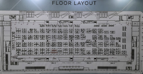 展示会場フロア・レイアウト