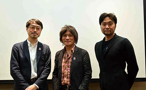 左から菊地氏、長屋氏、田子氏